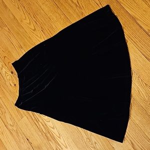 LAURA ASHLEY SKIRT PETITE PM BLACK HOLIDAY 2